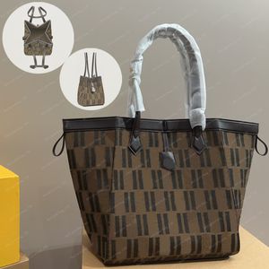 Designer bags for women Origami bag hidden magnetic buckle jacquard Bucket Bag shoulder handbag women tote magic folding bag