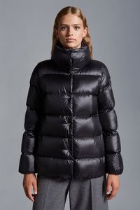 2023 herbst Winter frauen Weiße Ente Unten Parkas Jacken Einreiher Gestreiften frau Dünne Kurze Mäntel MK23034-1