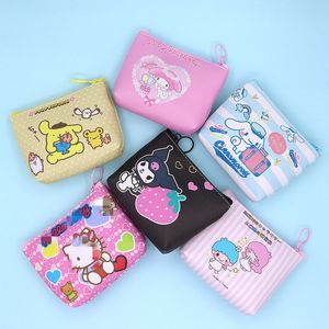 Nowy przylot portfel pu monety hello kitty cynamoroll melodia Kuromi Moneta portfel wielofunkcyjny Portfel Wysoka jakość ID Hold