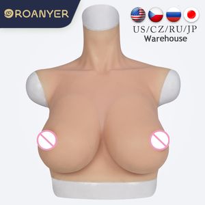 Breast Form RANYER Crossdressing Breast Forms Shemale Silicone G H Cup East West Shape Transgender Cosplay Larger Boobs For Crossdresser 230915