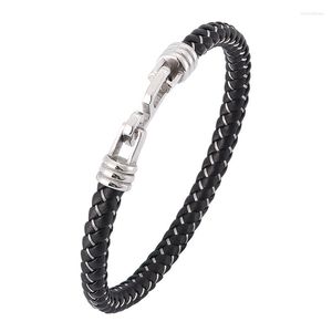 Charme Armbänder Design Draht Leder Mix Geflochtenes Armband Für Männer Frauen Schmuck Trendy S.Steel Schnalle Damen Männlich Armband SP0380