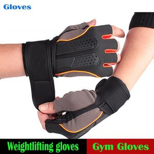 Tactical Sports Fitness Weight Lifting Gym Gloves Training Fitness Bodybuilding Workout Wrist Wrap Exercise Glove For Men Women C11941