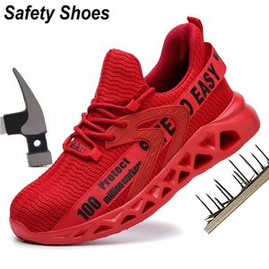 Safety Shoes Men Work Safety Shoes Anti-puncture Working Sneakers Male Indestructible Work Shoes Men Boots Lightweight Men Shoes Safety Boots 230915