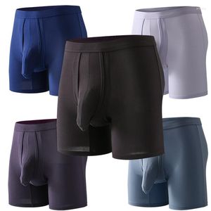 Underpants Style Boxer Long Leg Underwear For Man Shorts Big Size And Panties Homme