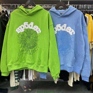 Wi0L Erkek Hoodies Sweatshirts Star Style SP5der 555555 Sıcak Pırlanta Köpük Baskılı Saf Pamuklu Gündelik Gevşek Gevşek Süveter Erkekler ve Kadınlar İçin YXW4