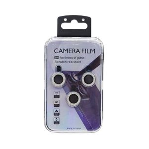 キラキラカメラレンズレンズフィルムガラス用のガラス15 Pro Max 14 13 12 11リアカメライーグルアイテリア9Hスクリーンプロテクター小売梱包