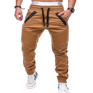 Męskie joggery spodnie czarny granatowy fitness swobodny druk mody joggery dresowe pada dna mężczyźni Casual Designer Pants3196