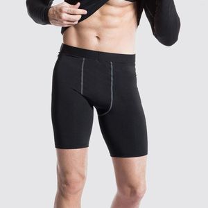 Pantalones cortos de hombre Spandex Poliéster Color sólido Entrenamiento Hombre