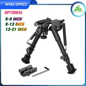 6" To 9" 9" To 13" Adjustable Spring Return Sniper Hunting Rifle Bipod Sling Swivel Mount