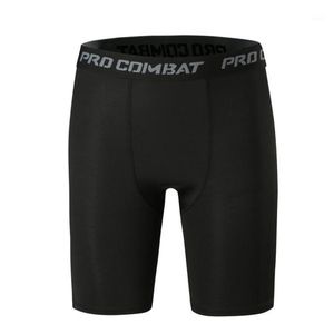 4 Colors Mens Compression Pants for Summer Knee Length Pro Combat Pants Gym Shorts Exercise Active Jogging Pants Running Jogger1290F