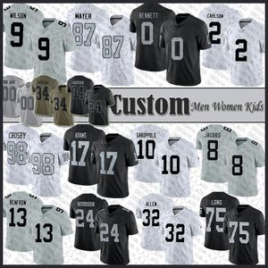 Wholesale Davante Adams Maxx Crosby Football Jersey Josh Jacobs Hunter Renfrow Jimmy Garoppolo Jakorian Bennett Daniel Carlson Marcus Epps Allen Bo Jackson