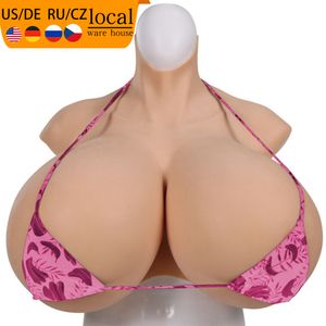 Forma de mama eyung s z copo peitos enormes sem óleo formas de mama de silicone peitoral para crossdresser drag queen 230915