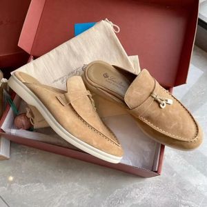 Per donna uomo LorPian Pantofole casual Sandali classici Mocassini Scarpe Ciabatte piatte Pantofole Designer Tendine di manzo elastico alto Taglia inferiore 36-46