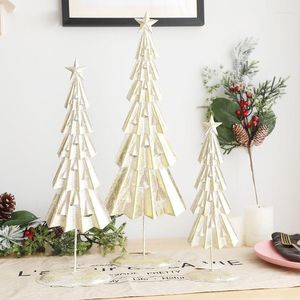 Decorazioni natalizie Decorazione per albero in ferro per caminetto domestico / Ornamenti per desktop 2023