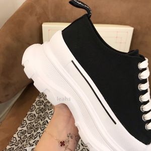 Обувь платформ для женщин Luxe Canvas Designer M Обувь Black Laffize Platform Shoes Fashion Sneaker Brown Leath