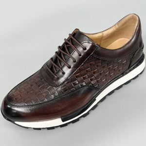 nuove scarpe casual in pelle da uomo grande nome con il primo strato di scarpe in pelle stringate moda bestiame Zapatos Hombre a28