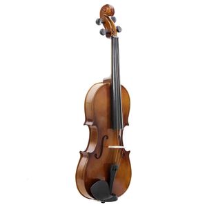 Natural Color Bow Violin Basswood Popularization Nybörjare Practice AV-102 Gift Triangle Box Violer Ny