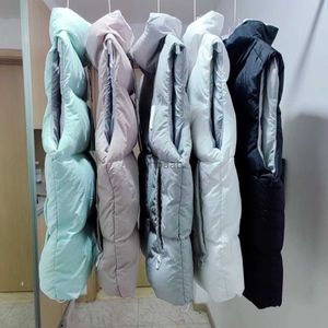 Coletes masculinos colete de alto designer e mulheres autêntico luxo marca canadense cápsula etiqueta branca pastéis glaciar coletes presente de inverno a080 hkd230918