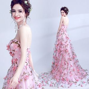 2023 Elegant Prom Dresses 3D Floral Appliqued Evening Dress A Line Off The Shoulder Special Occasion Gowns Plus Size Formal Evening Occasion Gowns Vestidos De Novia