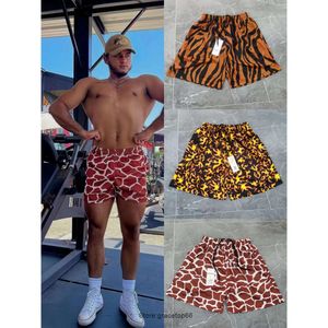 Herren Shorts Sommer Ip Trendy American Knee Leopard für Männer und Frauen Casual High Street Lose Sport Basketball Quarter Hosen