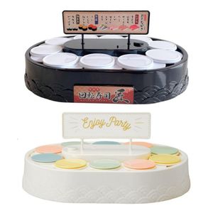 Sushi Tools Macchina rotativa automatica a 360 gradi Trasportatore Dessert Cupcake Giradischi Espositore Matrimonio Compleanno Feste 230918