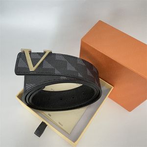 Big buckle genuine leather belt with box designer men women high-quality mens Fashion belts Width 38mm topseller0999