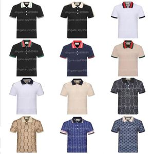 Mens Stylist Polo Shirts Luxury Italy Men kläder kort ärm mode casual män sommar t shirt många färger är tillgängliga storlek m-235f