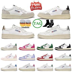 Scarpe da corsa scarpe firmate Scarpe da corsa Autrys scarpe casual moda per uomo donna sneakers firmate Nero Bianco Panda Rosa blu Fucsia Oro Argento Pelle scamosciata