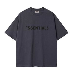 23SS Designer Tide T Shirts Chest Letter Laminerad tryck Kort ärm High Street Loose Overize Casual T-shirt 100% Pure Cotton Tops för