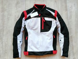 Jaquetas masculinas moto downhill bicicleta equitação verão malha jaqueta para yamaha motocicleta rua moto branco com protetor 230918