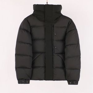 23FW Erkek ve Kadın Kış Sıcak Açık Renkli Kapüşonlu Ceketler Siyah Ceket Sıradan Kolsuz Yelek Isıtma Kabarık Giyim Ekmek Mon Ceket Kış Ceket