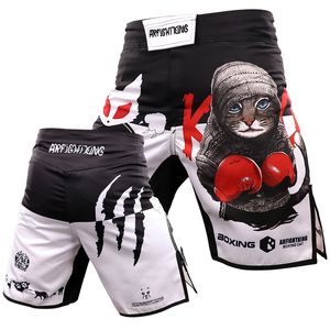Другие спортивные товары ARFIGHTKING Мужские шорты для кошачьего тайского бокса Боксерские рубашки для фитнеса Шорты для кикбоксинга BJJ Детские шорты для единоборств ММА Муай Тай 230918