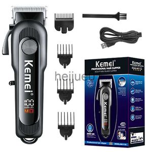 شركات كهربائية Kemei electric men hairmer trimmer professional professional clipper clipper recargeable cutter cutter machine haircut x0918