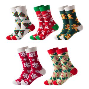 Designer-Weihnachtsstrümpfe für Erwachsene, Herren und Damen, modisch, Baumwolle, Witner, warme Socken, persönliche Accessoires, EUR 37–44