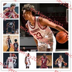 Tarique Foster Josh Cohen UMass Baketball Jersey Custom Stitched Mens Youth 24 Sawyer Mayhugh 34 Mathok Majok 44 Rollie Castineyra UMass Minutemen Jerseys