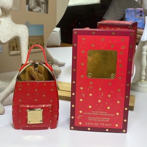 Red Backpack EDP Perfume 75ml Jasmine Peony Violet Floral Oriental Women's Perfume Men's Black Agate Fragrance Long-lasting Fragrance