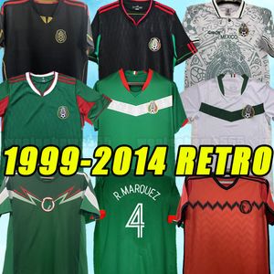 Retro classic Mexico soccer jerseys H.SANCHEZ home away football shirt GOALKEEPER BORGETTI HERNANDEZ CAMPOS BLANCO 10 11 12 2006 2010 2011 2012 06 1999 99 2014