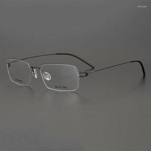 Sunglasses Frames Designer Brand Rimless Glasses With Top-End Quality Men Optical Women Outdoor Prescription Eyeglasses