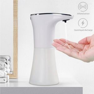 Dispenser di sapone liquido CORUI Dispenser automatico intelligente con sensore per bagno Dispenser di gel in schiuma da 350 ml Spruzzatore USB ricaricabile a infrarossi