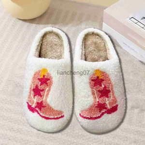 Slippers Free Shipping Women' Boots Printed Cute Plush Indoor Warm Cotton Slippers Zapatos Para Mujeres x0916