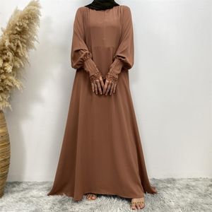 Roupas étnicas Ramadan Eid Vestido Muçulmano para Mulheres Turquia Vestidos de Festa Dubai Front Zipper Abaya Árabe Islâmico Modest Caftan Femme Jilbab