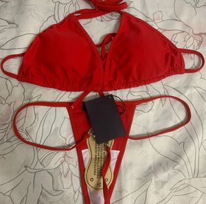 Модная пляжная одежда металлические бикини дизайнерские бренды Thong Biquinis Brazilian Micro Bikini Sets Sexy Two Piece Купальники роскошные купальники XL с меткой женские 4 цвета