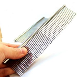 2017 Dog Cat Pet Grooming Comb Pet Supplies Produkt Rostfritt stål Dog Rengöring Grooming286y