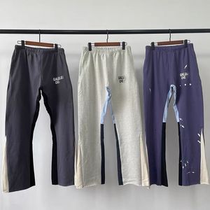 Pantaloni jeans da uomo Gallerie Pantaloni Sweat Depts Stampa di lettere maculate Coppia di donne da uomo Pantaloni casual larghi versatili Pantaloni sportivi con stampa di alta qualità