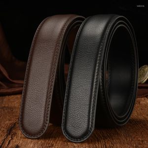 Gürtel Rsfocus Echtes Leder Keine Schnalle Gürtel Für Männer 3,5 cm Breite Automatische Ratsche Körper Strap Ohne Schnallen Gute Qualität R955