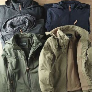 Parkas masculinas de inverno grossas e quentes jaqueta de lã militar