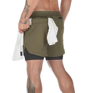 MENS SOMMER SHORTS Active Short Joggers Fitness Boys Running Trackpants Multifunktionella för hängande handdukar Asiatiska storlek2683