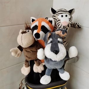 Outros produtos de golfe Animal Golf Wood Head Covers Golf Driver 460cc No 1 Headcover Plush Tiger Turtle Protecter Mascote Novidade Cute Gifts 230915