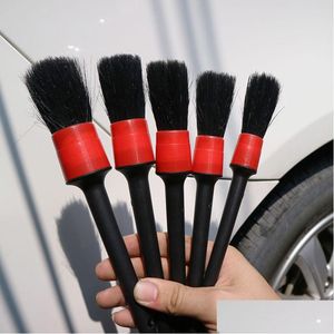 Brush 5Pcs Car Detailing Glass Cleaner Tool Cleaning Set Dashboard Air Outlet Clean Tools Wash Drop Delivery Automobiles Motorcycles C Dh4Lk