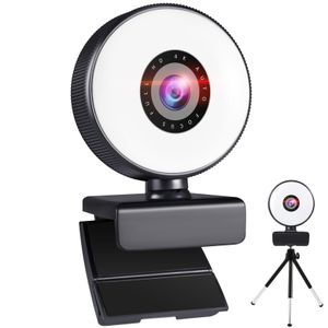 8808 Webcam 1K2K/4K Full HD Web Camera with Microphone USB Plug Web Cam for PC Computer Mac Laptop Desktop YouTube Skype Mini Camera